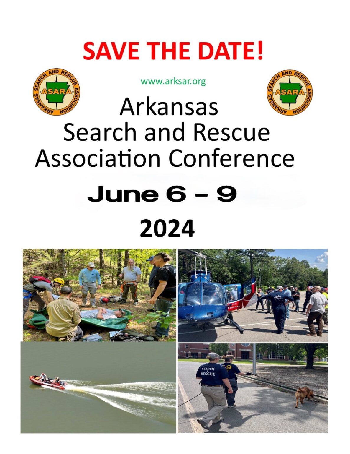 ASARA State SAR Conference Arkansas Search and Rescue Association